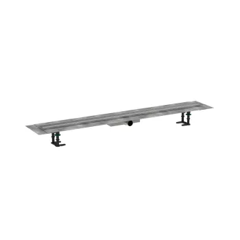 Душевой канал Hansgrohe RainDrain Compact, с решеткой, матовая нержавеющая сталь, 56172800