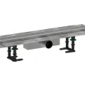 Dušas kanāls Hansgrohe RainDrain Compact, ar resti, matēta nerūsējošā tērauda, 56174800 NEW