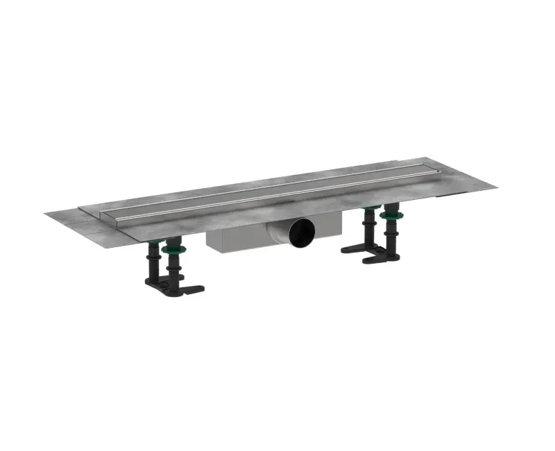 Dušas kanāls Hansgrohe RainDrain Compact, ar resti, matēta nerūsējošā tērauda, 56174800 NEW