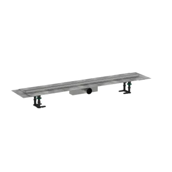 Душевой канал Hansgrohe RainDrain Compact, с решеткой, матовая нержавеющая сталь, 56182800