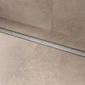 Dušas kanāls Hansgrohe RainDrain Compact, ar resti, matēta nerūsējošā tērauda, 56184800 NEW