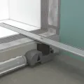 Dušo kanalas Hansgrohe RainDrain Allround, su grotelėmis, matinio nerūdijančio plieno, 56186800 NEW