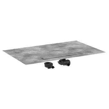 Dušas kanāls Hansgrohe RainDrain Allround, ar resti, matēta nerūsējošā tērauda, 56186800 NEW
