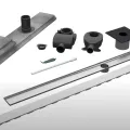 Dušas kanāls Hansgrohe RainDrain Allround, ar resti, matēta nerūsējošā tērauda, 56187800 NEW