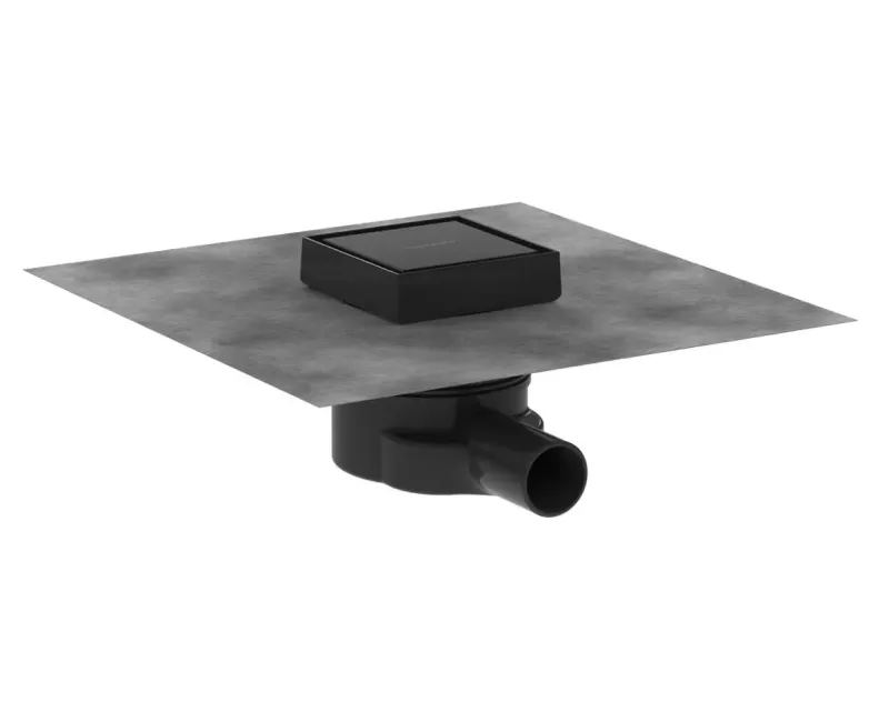 Traps Hansgrohe RainDrain Point, 10x10 cm, matēta melna, 56247670 NEW