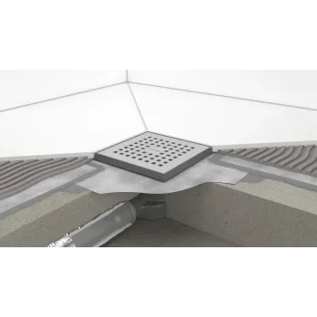 Traps Hansgrohe RainDrain Point, 15x15 cm, matēta nerūsējošā tērauda, 56248800 NEW