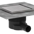 Traps Hansgrohe RainDrain Brilliance, 15x15 cm, matēta nerūsējošā tērauda, 56251800 NEW