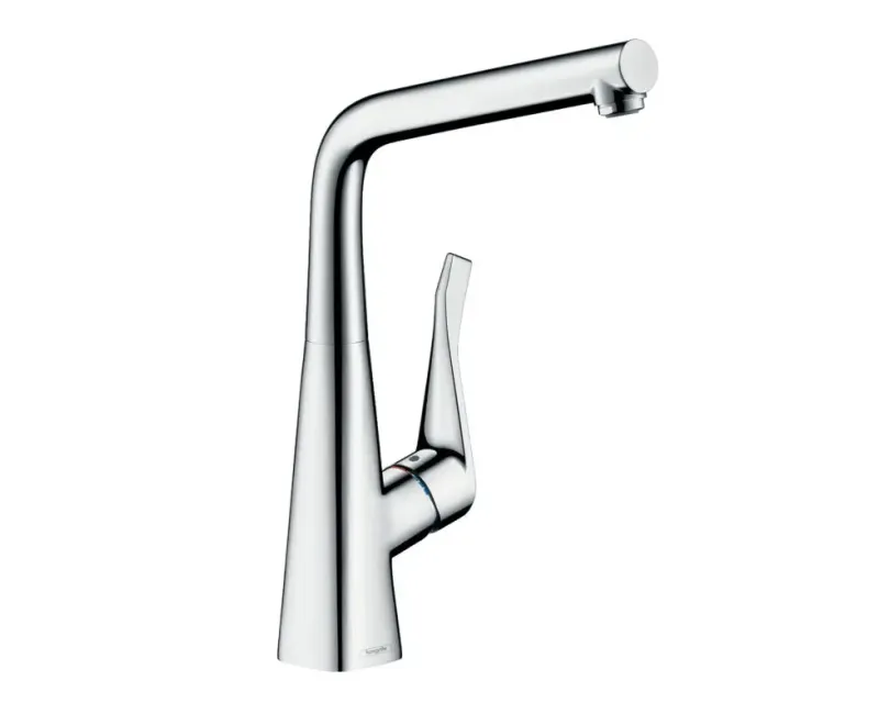 Virtuves maisītājs Hansgrohe Metris New, montāžai pie loga (nolokāms), hroms, 14823000 NEW