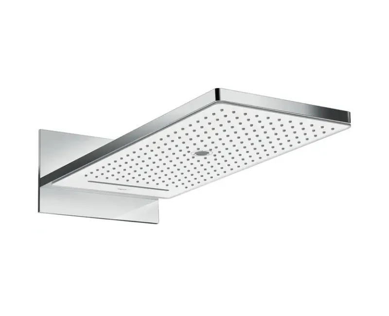 Dušas galva Hansgrohe Rainmaker Select, 3 režīmi, EcoSmart, balta/hroms, 24011400 NEW
