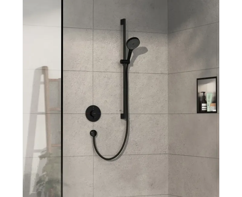 Dušas maisītājs Hansgrohe ShowerSelect Comfort, ar termostatu, iebūvējams, matēta melna, 15553670 NEW