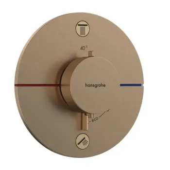 Dušas maisītājs Hansgrohe ShowerSelect Comfort, iebūvējams, ar termostatu, matēta bronza, 15554140 NEW