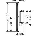 Dušas maisītājs Hansgrohe ShowerSelect Comfort, iebūvējams, ar termostatu, matēta bronza, 15554140 NEW