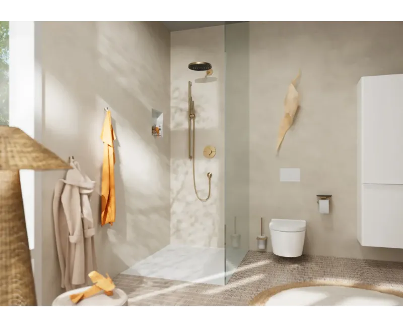 Dušas maisītājs Hansgrohe ShowerSelect Comfort, iebūvējams, ar termostatu, matēta bronza, 15554140 NEW