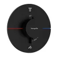 Смеситель для душа Hansgrohe ShowerSelect Comfort, встраиваемый, с термостатом, матовая черная, 15554670