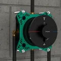 Смеситель для душа Hansgrohe ShowerSelect Comfort, встраиваемый, с термостатом, матовая черная, 15554670