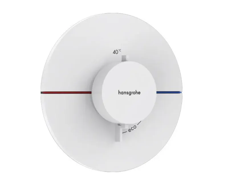 Dušas maisītājs Hansgrohe ShowerSelect Comfort, ar termostatu, iebūvējams, matēta balta, 15559700 NEW