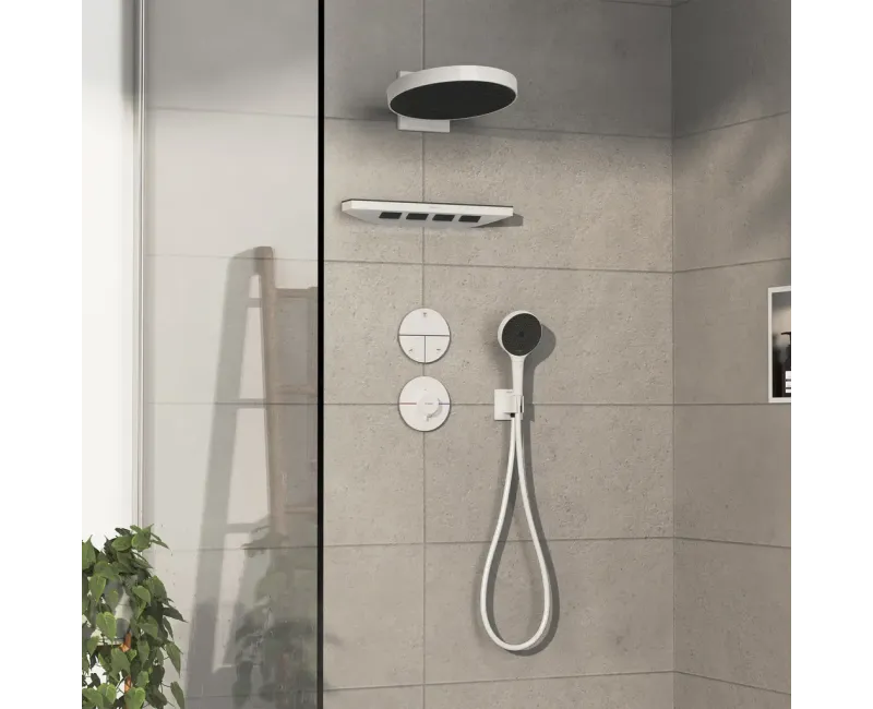 Dušas maisītājs Hansgrohe ShowerSelect Comfort, ar termostatu, iebūvējams, matēta balta, 15559700 NEW