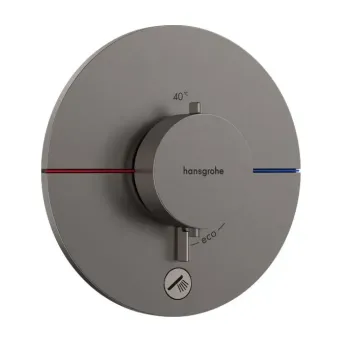 Dušas maisītājs Hansgrohe ShowerSelect Comfort, iebūvējams, ar termostatu, matēta melna hroms, 15562340 NEW