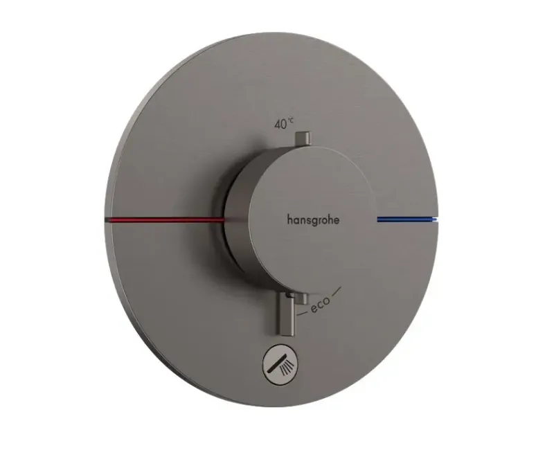 Dušas maisītājs Hansgrohe ShowerSelect Comfort, iebūvējams, ar termostatu, matēta melna hroms, 15562340 NEW