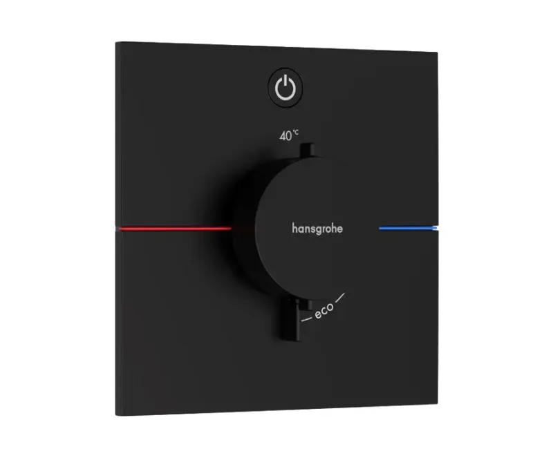 Dušas maisītājs Hansgrohe ShowerSelect Comfort, ar termostatu, iebūvējams, matēta melna, 15571670 NEW