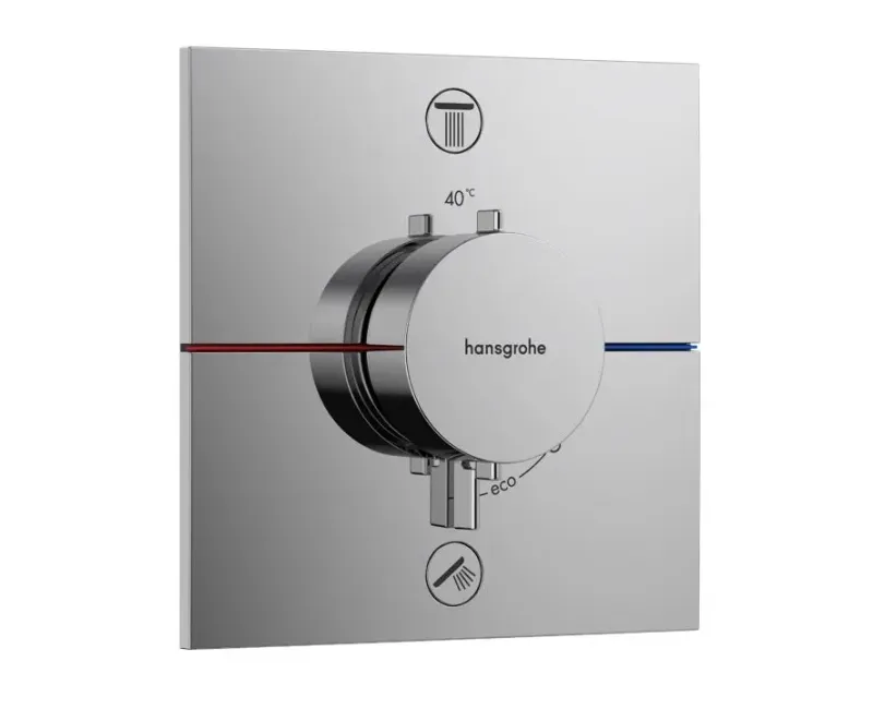 Смеситель для душа Hansgrohe ShowerSelect Comfort, встраиваемый, с термостатом, хром, 15572000