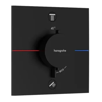 Dušas maisītājs Hansgrohe ShowerSelect Comfort, iebūvējams, ar termostatu, matēta melna, 15572670 NEW