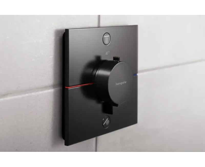 Dušas maisītājs Hansgrohe ShowerSelect Comfort, iebūvējams, ar termostatu, matēta melna, 15572670 NEW