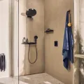 Dušas maisītājs Hansgrohe ShowerSelect Comfort, iebūvējams, ar termostatu, matēta melna, 15572670 NEW