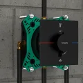 Dušas maisītājs Hansgrohe ShowerSelect Comfort, iebūvējams, ar termostatu, matēta melna, 15572670 NEW