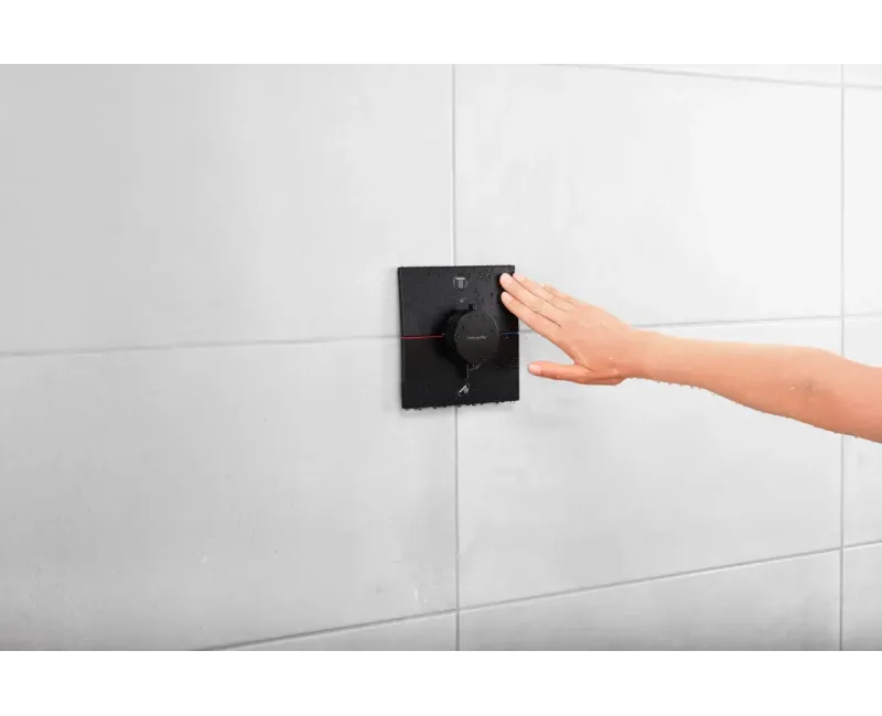 Dušas maisītājs Hansgrohe ShowerSelect Comfort, iebūvējams, ar termostatu, matēta melna, 15572670 NEW