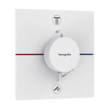 Dušas maisītājs Hansgrohe ShowerSelect Comfort, iebūvējams, ar termostatu, matēta balta, 15572700 NEW
