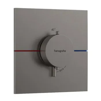 Dušas maisītājs Hansgrohe ShowerSelect Comfort, iebūvējams, ar termostatu, matēta melna hroms, 15574340 NEW