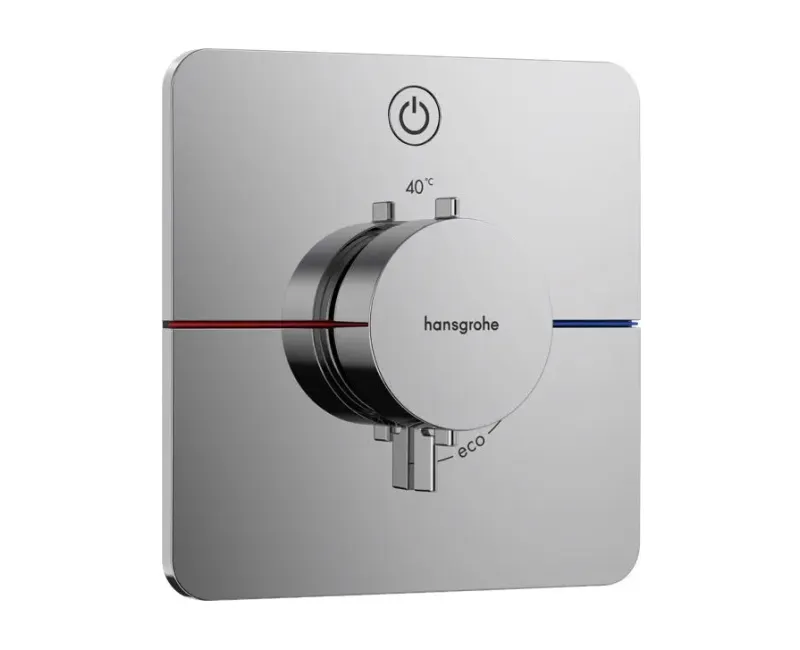 Смеситель для душа Hansgrohe ShowerSelect Comfort, с термостатом, встраиваемый, хром, 15581000