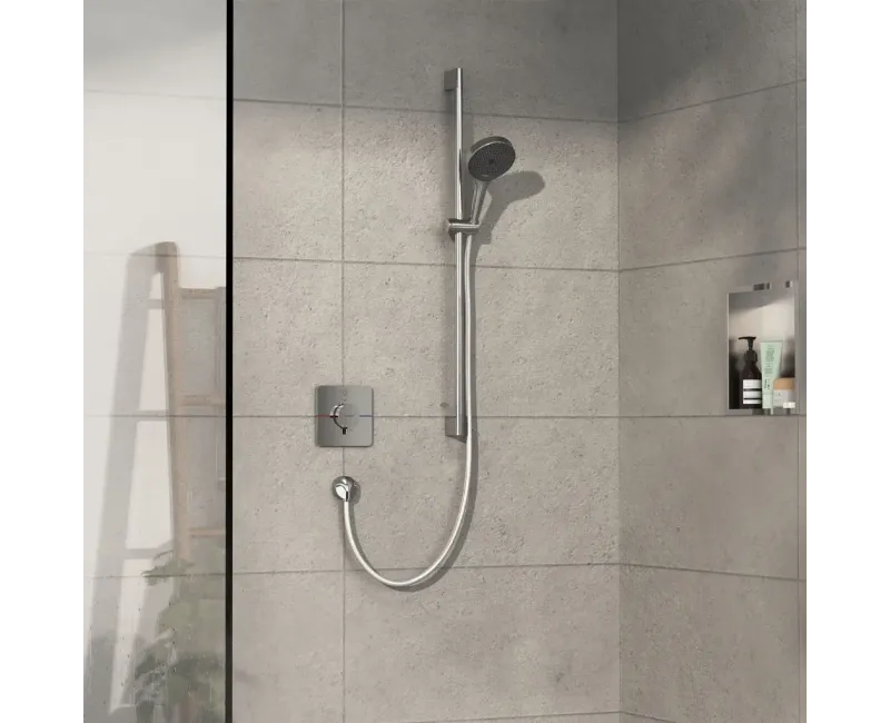 Смеситель для душа Hansgrohe ShowerSelect Comfort, с термостатом, встраиваемый, хром, 15581000