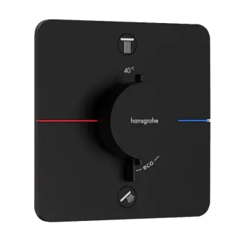 Dušas maisītājs Hansgrohe ShowerSelect Comfort, iebūvējams, ar termostatu, matēta melna, 15583670 NEW