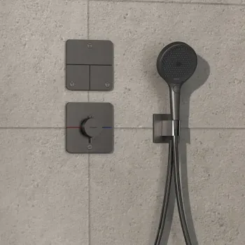 Dušas maisītājs Hansgrohe ShowerSelect Comfort, iebūvējams, ar termostatu, matēta melna hroms, 15589340 NEW
