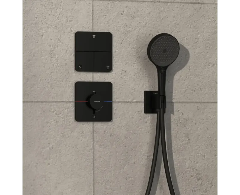 Dušas maisītājs Hansgrohe ShowerSelect Comfort, ar termostatu, iebūvējams, matēta melna, 15589670 NEW