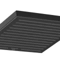 Dušas galva Hansgrohe Pulsify E, 26x26 cm, matēta melna, 24330670 NEW