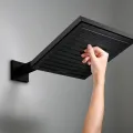 Dušas galva Hansgrohe Pulsify E, 26x26 cm, matēta melna, 24330670 NEW