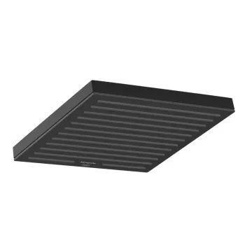 Душевая голова Hansgrohe Pulsify E, 26x26 см, матовая черная, 24330670