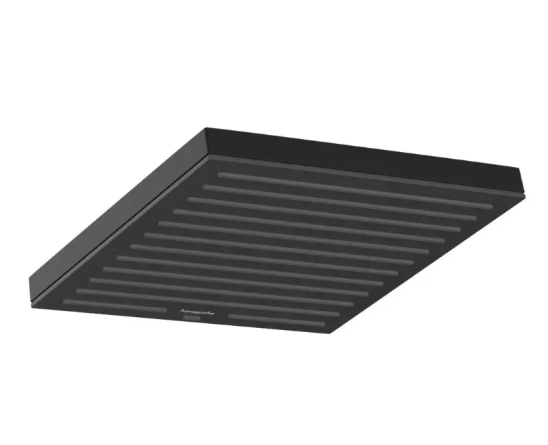 Dušas galva Hansgrohe Pulsify E, 26x26 cm, matēta melna, 24330670 NEW