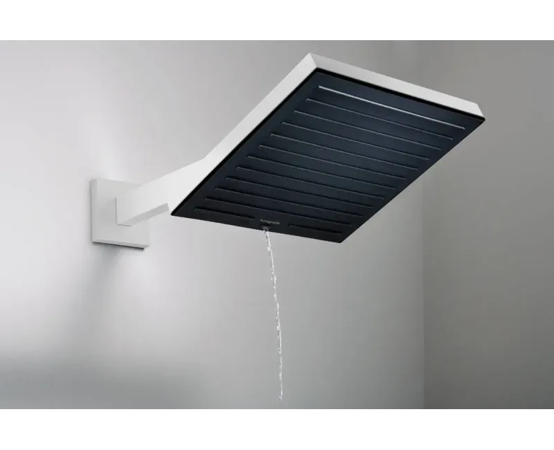 Душевая голова Hansgrohe Pulsify E, 26x26 см, EcoSmart, матовая белая, 24331700