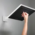 Душевая голова Hansgrohe Pulsify E, 26x26 см, EcoSmart, матовая белая, 24331700