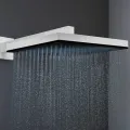 Душевая голова Hansgrohe Pulsify E, 26x26 см, EcoSmart, матовая белая, 24331700