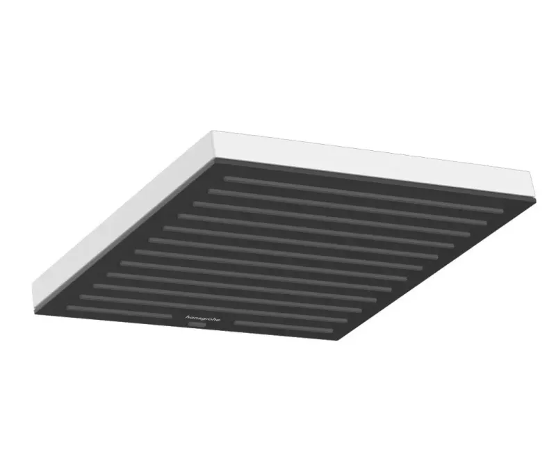 Душевая голова Hansgrohe Pulsify E, 26x26 см, EcoSmart, матовая белая, 24331700