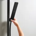 Dušas komplekts Hansgrohe Pulsify E, stienis un dušas šļūtene, EcoSmart, matēta melna, 24370670 NEW