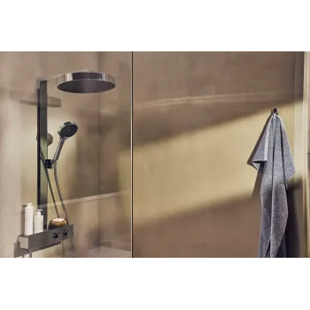 Dušas Sistēma Hansgrohe Rainfinity, ar termostatu, diametrs 36 cm, 3 režīmi, hroms, 26853000 NEW
