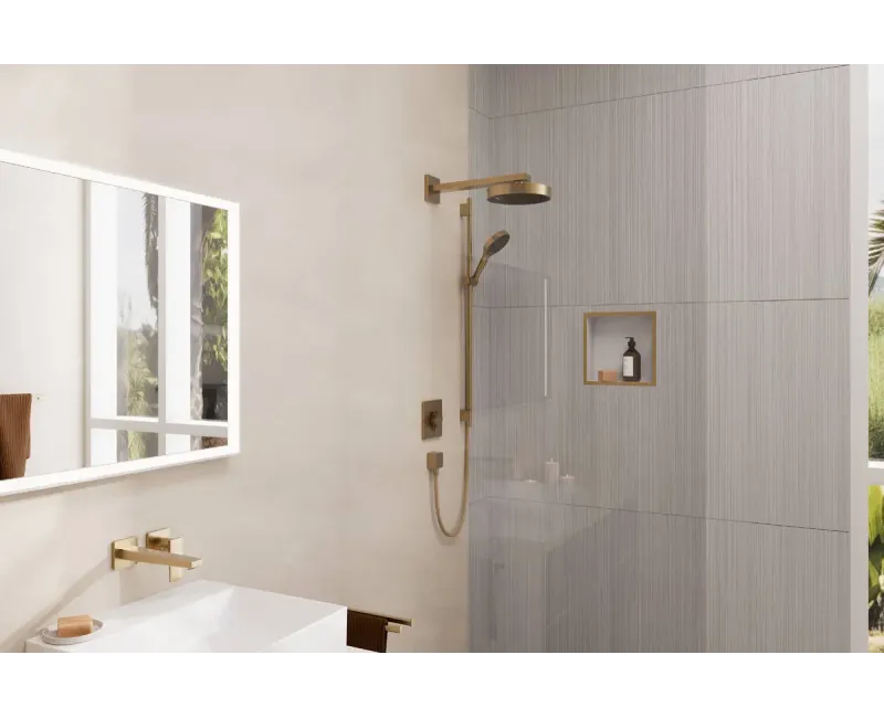 Dušas komplekts Hansgrohe Rainfinity, 3 režīmi, matēta bronza, 28743140 NEW