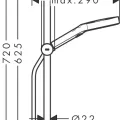 Душевой комплект Hansgrohe Rainfinity, 3 режима, матовая бронза, 28746140