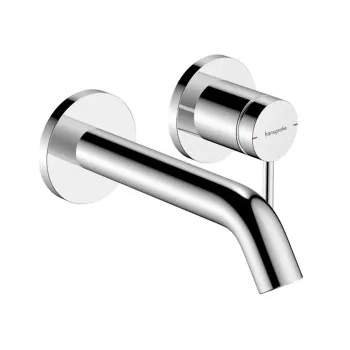Vannas istabas izlietnes maisītājs Hansgrohe Tecturis S, iebūvējams, ar PopUp vārstu, 2 atveru montāžai, EcoSmart, hroms, 73350000 NEW